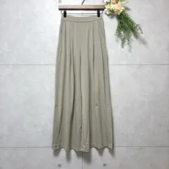【AZUL BY MOUSSY】クリーンクールソフトタッチガウチョパンツ　M　緑