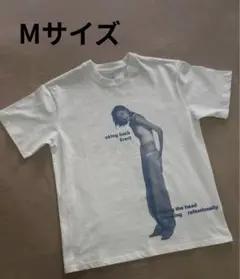 Tシャツ 白 グラフィック アメカジ y2k グランジ メンズ　opium M