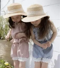 【25ss】Puella FLO play top トップス ブラウスチェック