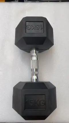中古六角ダンベル 15kg 単品 筋トレ トレーニング