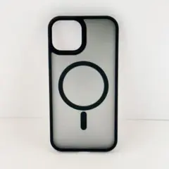 Magsafe対応 iPhone13 / 14 ケース 半透明 ブラック