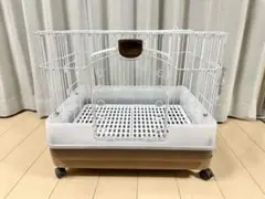 マルカン ウサギケージ うさぎ カンタンおそうじ ケージ ブラウン