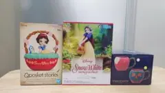 白雪姫　フィギュア　Qposket　毒リンゴマグカップ　３点