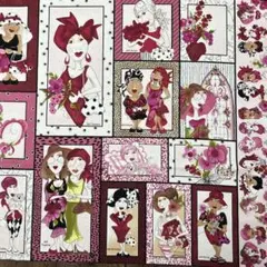 ♡ロラライハリス♡生地　パネルf