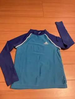 adidas 青 長袖ラッシュガード