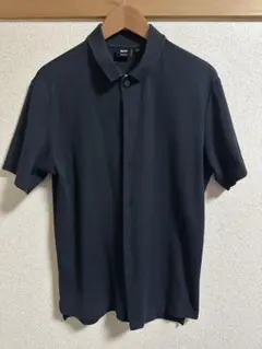 UNIQLO×Theory ドライコンフォートフルオープンポロ ブラック M