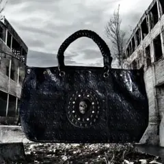 y2k gothic 2way scull rhinestone handbag
