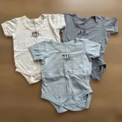 半袖ロンパース　3点セット
