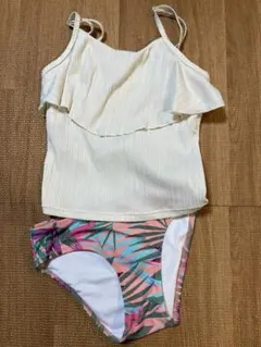 ROXY フリル付きセパレート水着　130