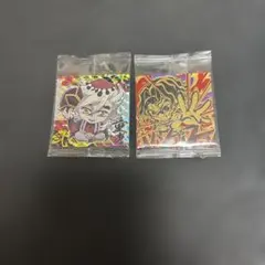 鬼滅の刃 ウエハース シール 童磨 無惨 レア 2枚セット