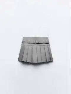 ZARA ボックスプリーツ入りスカート