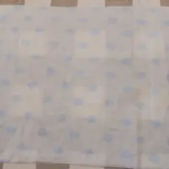 雲柄のガーゼ生地(白)