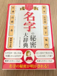 名字の秘密大辞典