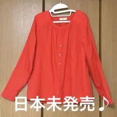 【❤️美品！日本未上陸‼︎パリで大人気！】ba&sh オレンジ　ブラウス　チェニック