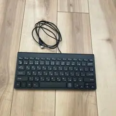 USB接続コンパクトキーボード ブラック　本体のみ
