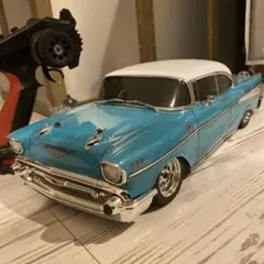 超希少　ラジコン　ボディー　 パーマ アメ車 シボレー ベルエア 1957ベルエアクーペ】ロングホイールベースモデル最高‼シボレー