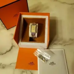 HERMES クロアージュル ゴールド レディース時計
