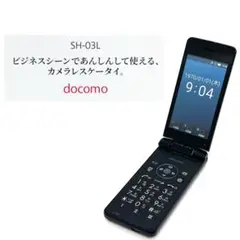 美品 AQUOS SH-03L ドコモ SIMフリー 4G カメラレスケータイ㊺
