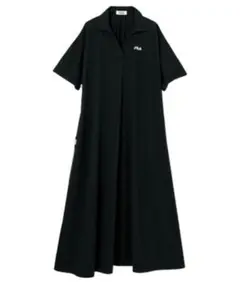 新品タグ付★ＦＩＬＡ　フィラ　カノコAラインフレアポロスキッパーワンピース　L