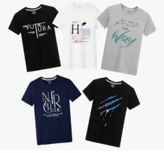 大特価‼️半袖　tシャツ　5枚まとめ売り　XL メンズ　白シャツ　新品　綿100