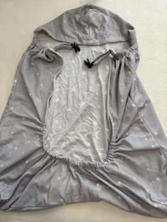 星柄グレーおくるみ・ブランケット