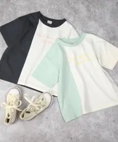 dilash 配色Tシャツ