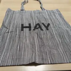 レディーストートバッグ　HAY ストライプ柄