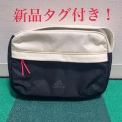 【新品タグ付き】adidas golf ゴルフポーチ スポーツバッグ