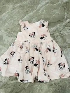 H&M ミニーマウス ワンピース 6-9M 70