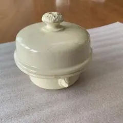 可愛いテリーヌポット　フランス19世紀　パテ　グラタンの器　アンティーク　陶器 フランス 19c テリーヌポット (グラタン皿)