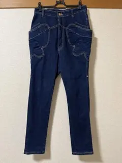 メルシーボークー mercibeaucoup お蝶パン デニム サイズ0