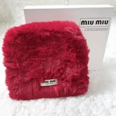 MIUMIU ミュウミュウ ノベルティ ファー ポーチ