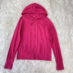 ユニクロ　スウェット　フルジップ パーカー L ピンク