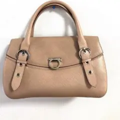美品 フェラガモ レザーハンドバック