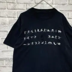 USA製90sヴィンテージTシャツ！シングルステッチ　ブラック半袖古着L79