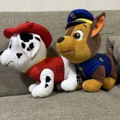 パウパトロールぬいぐるみ　チェイス　マーシャル