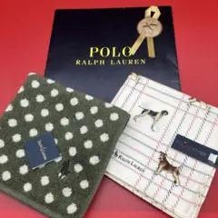 《新品未使用》ラルフローレン❤️メンズタオルハンカチ&メンズハンカチセット
