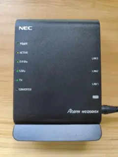 NEC Aterm WG1200HS4 Wifiルーター　有線LANケーブル付き