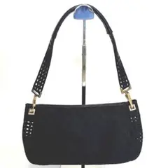 【美品】 BOTTEGA VENETA イントレチャート セミショルダー 黒