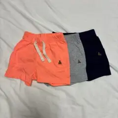 GAP ショートパンツ3点セット 70㎝　綿100