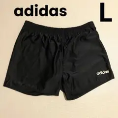 adidasブラック メンズハーフパンツL 匿名配送