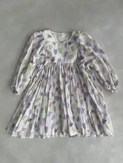 ハンドメイド　リバティ　チューリップシャドー　size100