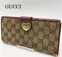 GUCCI グッチ 長財布 ブランド ピンク ラブリーハート レディース