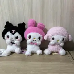 ☆匿名配送☆全3種 ゆるかわ サンリオキャラクターズ ひょこぴょこ ぬいぐるみ1