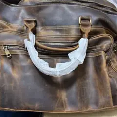レザーボストンバッグ