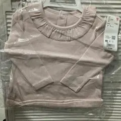 【新品未使用】UNIQLO_クルーネックTシャツ_80cm