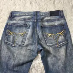 【美品】ジャックローズ ダメージ加工 ブーツカットデニム 33size