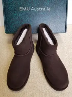 新品EMU25~25.5 cm PatersonMini チョコレート W8B