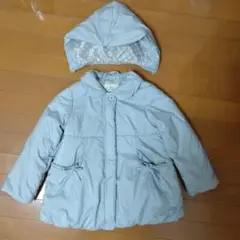 組曲 中綿コート サイズ110㎝〜120cm 水色