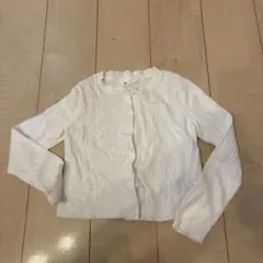 GAP KIDS ホワイト カーディガン M